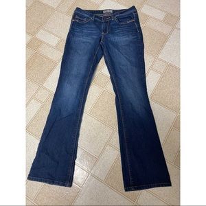 Size 5 Lei Ashley low rise slim boot jeans, good condition.